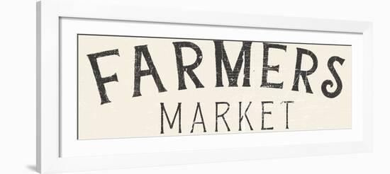 Vintage Farmers Market Sign-Wild Apple Portfolio-Framed Art Print