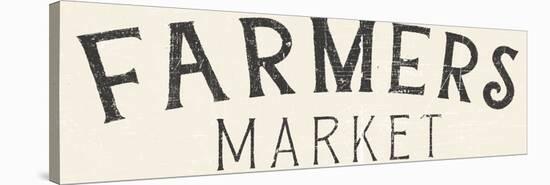 Vintage Farmers Market Sign-Wild Apple Portfolio-Stretched Canvas