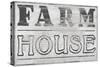 Vintage Farmhouse Sign I-June Vess-Stretched Canvas