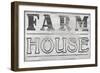 Vintage Farmhouse Sign I-June Vess-Framed Art Print