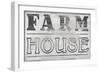 Vintage Farmhouse Sign I-June Vess-Framed Art Print