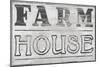 Vintage Farmhouse Sign I-June Vess-Mounted Art Print