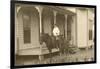 Vintage Farmhouse with Horses-null-Framed Premium Giclee Print