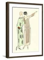 Vintage Fashion Illustration-null-Framed Art Print