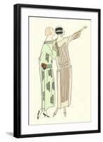 Vintage Fashion Illustration-null-Framed Art Print