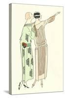 Vintage Fashion Illustration-null-Stretched Canvas