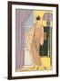 Vintage Fashion Illustration-null-Framed Art Print