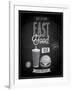 Vintage Fast Food Poster Chalkboard-avean-Framed Art Print