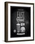 Vintage Fast Food Poster Chalkboard-avean-Framed Art Print