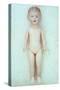 Vintage Female Doll-Den Reader-Stretched Canvas