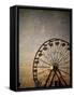 Vintage Ferris Wheel at the Ohio State Fair-pdb1-Framed Stretched Canvas