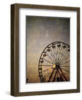 Vintage Ferris Wheel at the Ohio State Fair-pdb1-Framed Photographic Print