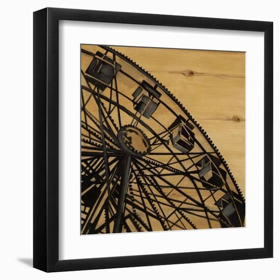 Vintage Ferris Wheel-Liz Jardine-Framed Art Print