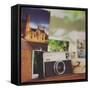 Vintage Film Camera-Tim Kahane-Framed Stretched Canvas