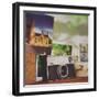 Vintage Film Camera-Tim Kahane-Framed Photographic Print