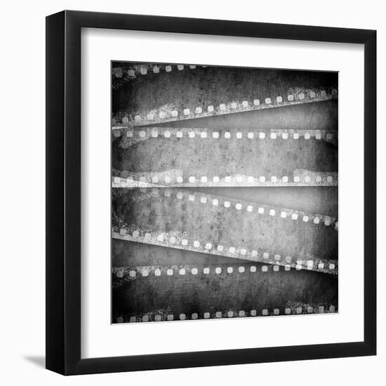 Vintage Film Layout-Eky Studio-Framed Art Print