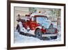 Vintage Fire Engine, 2014, (Watercolor)-Anthony Butera-Framed Giclee Print