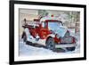 Vintage Fire Engine, 2014, (Watercolor)-Anthony Butera-Framed Giclee Print