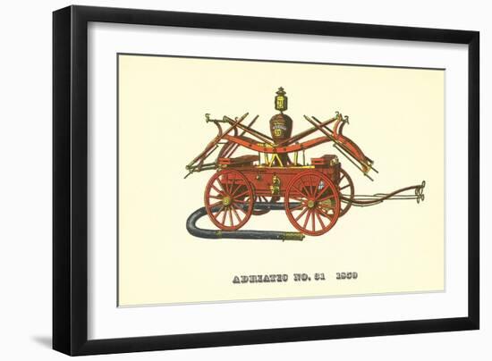 Vintage Firefighting Equipment-null-Framed Art Print