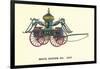 Vintage Firefighting Equipment-null-Framed Art Print