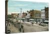 Vintage First Avenue, Cedar Rapids, Iowa-null-Stretched Canvas