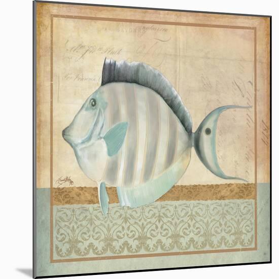 Vintage Fish III-Elizabeth Medley-Mounted Art Print