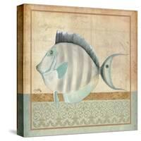 Vintage Fish III-Elizabeth Medley-Stretched Canvas