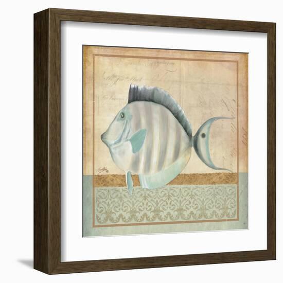 Vintage Fish III-Elizabeth Medley-Framed Art Print