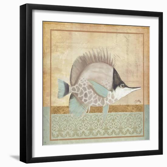 Vintage Fish IV-Elizabeth Medley-Framed Art Print