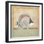 Vintage Fish IV-Elizabeth Medley-Framed Art Print