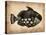Vintage Fish-NaxArt-Stretched Canvas