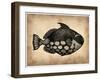 Vintage Fish-NaxArt-Framed Art Print