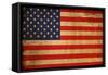 Vintage Flag Of America-ilolab-Framed Stretched Canvas