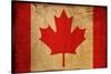 Vintage Flag Of Canada-ilolab-Stretched Canvas