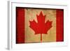 Vintage Flag Of Canada-ilolab-Framed Art Print