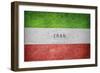 Vintage Flag of Iran-salajean-Framed Art Print