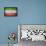 Vintage Flag of Iran-salajean-Framed Stretched Canvas displayed on a wall