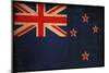 Vintage Flag Of New Zealand-ilolab-Mounted Art Print