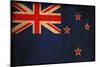 Vintage Flag Of New Zealand-ilolab-Mounted Art Print