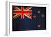 Vintage Flag Of New Zealand-ilolab-Framed Premium Giclee Print