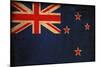 Vintage Flag Of New Zealand-ilolab-Mounted Art Print