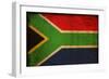 Vintage Flag Of South Africa-ilolab-Framed Premium Giclee Print