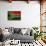 Vintage Flag Of South Africa-ilolab-Art Print displayed on a wall