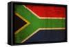 Vintage Flag Of South Africa-ilolab-Framed Stretched Canvas