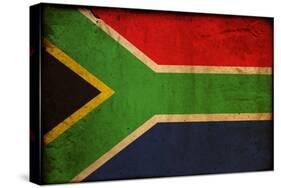 Vintage Flag Of South Africa-ilolab-Stretched Canvas