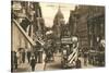 Vintage Fleet Street Scene, London-null-Stretched Canvas