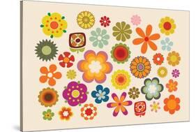 Vintage Flowers 2-Thomas Pajot-Stretched Canvas