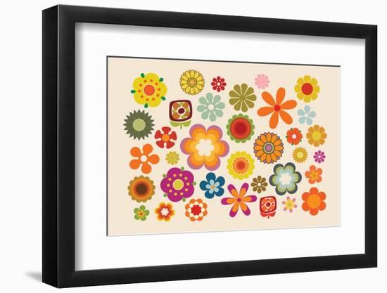 Vintage Flowers 2-Thomas Pajot-Framed Photographic Print