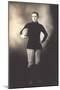 Vintage Football Player-null-Mounted Art Print