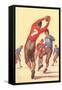 Vintage Football Player-null-Framed Stretched Canvas